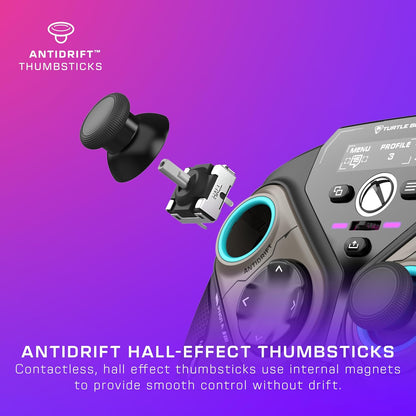 Stealth Pivot Wireless Smart Game Controller Officially Licensed for Windows PC – Rotating Modules, Display Dashboard, Hall-Effect Sticks, Remappable Buttons, Bluetooth, 20-Hour Battery