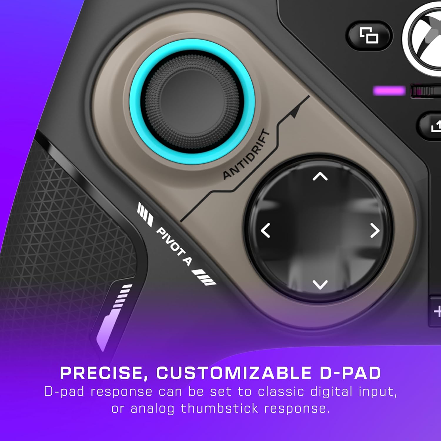 Stealth Pivot Wireless Smart Game Controller Officially Licensed for Windows PC – Rotating Modules, Display Dashboard, Hall-Effect Sticks, Remappable Buttons, Bluetooth, 20-Hour Battery