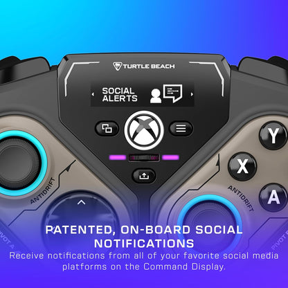 Stealth Pivot Wireless Smart Game Controller Officially Licensed for Windows PC – Rotating Modules, Display Dashboard, Hall-Effect Sticks, Remappable Buttons, Bluetooth, 20-Hour Battery